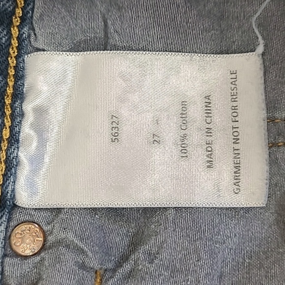 Vintage Levi's Jean Shorts Women's sz 27 501 Button Fly Distressed Rare Black - Picture 6 of 10